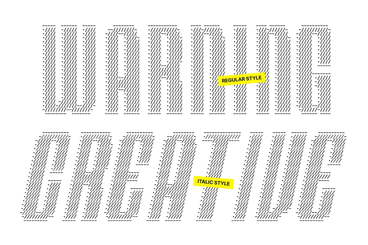 CS Alford Ascii, a Sans Serif Font by Craft Supply Co. (Photo 4 of 8)