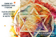 Watercolor Sacred Geometry, a Decorative Illustration by Skritch Studio (Thumbnail 4 of 4)
