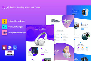 Product Landing Theme WP Elementor, a WordPress Template by UInstrument