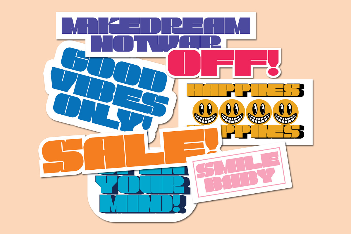 KREAK - BOLD DISPLAY FONT, a Symbol Font by tebaltipislab (Photo 12 of 16)
