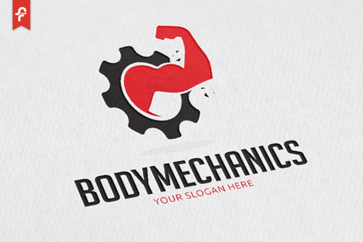 Body Mechanics Logo, a Branding & Logo Template by ft.studio