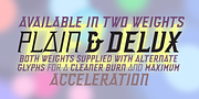 Delux, a Font by Barnbrook Fonts (Thumbnail 4 of 6)