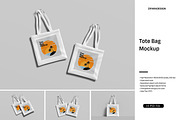 Tote Bag Mockup, an Apparel Mockup by ZifaraDesign (Thumbnail 1 of 11)