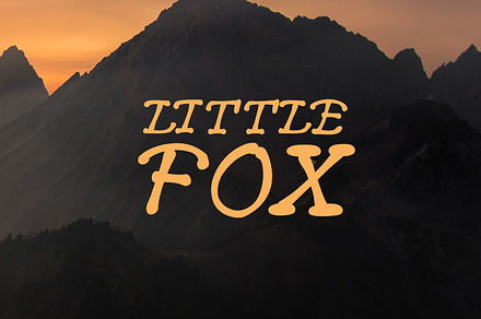 Tangerine, Outlined Font, a Font by WeGraphics