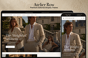 Atelier Row – Luxury Shopify Theme, a Shopify Template by Eleven12 (Thumbnail 1 of 2)