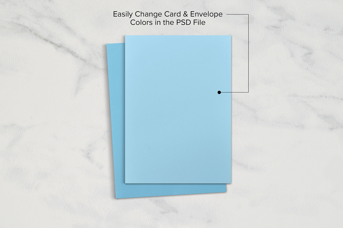 5x7 Greeting Card Mockup Set - PSD, a Product Mockup by MelissaBMockups (Photo 4 of 12)