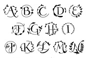 Botanical Monograms (solids) Vectors, an Illustration by MyNatureGraphics (Thumbnail 3 of 3)