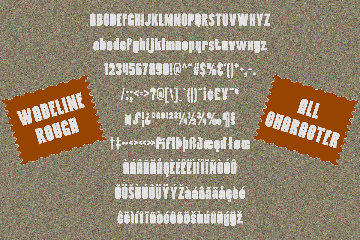 Wadeline Rough, a Sans Serif Font by Craft Supply Co. (Photo 8 of 8)