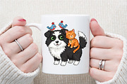 Quirky Friendship Clip Art, an Illustration by Sublimation Artist (Thumbnail 6 of 9)