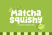 Matcha Squishy - A Fun & Cozy Font, a Handwritten Font by khurasan (Thumbnail 1 of 6)