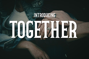 Together Font, a Slab Serif Font by Fox7 By Rattana