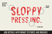 Sloppy Press Inc., a Layer Style Add-On by Guerillacraft (Thumbnail 4 of 7)