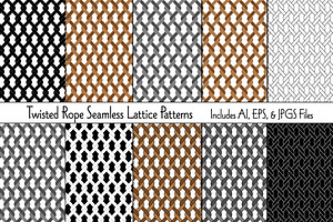 Twisted Rope Lattice Patterns