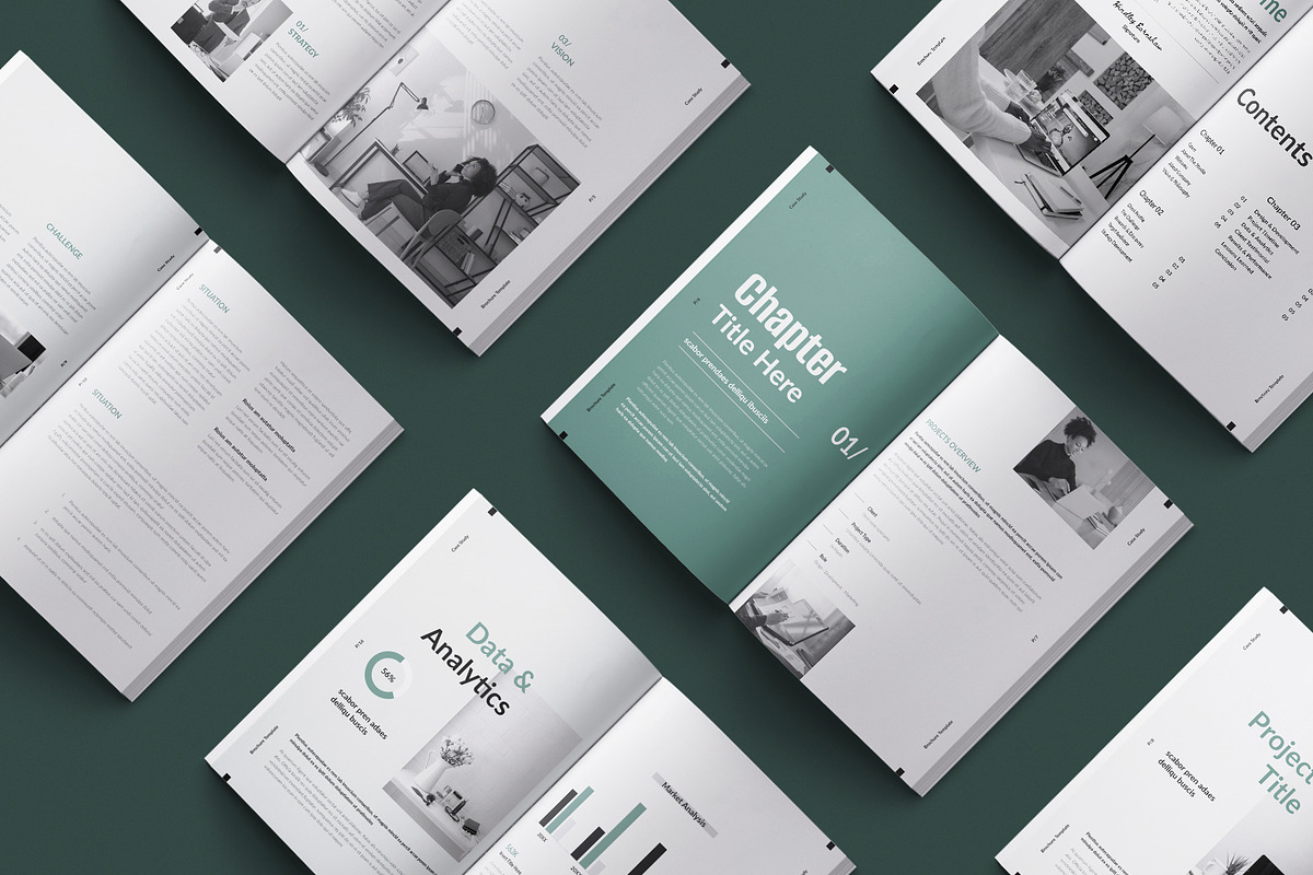 Case Study Template, Canva Template, a Brochure Template by TemplateFolio-Shop (Photo 2 of 13)
