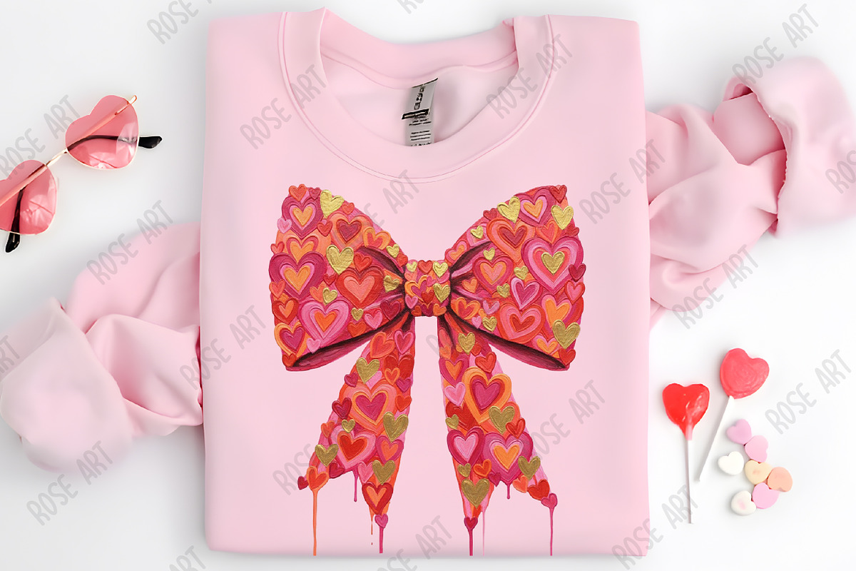Valentines Day Coquette Bow PNG, a Seasonal Illustration by Rose Art (Photo 4 of 5)