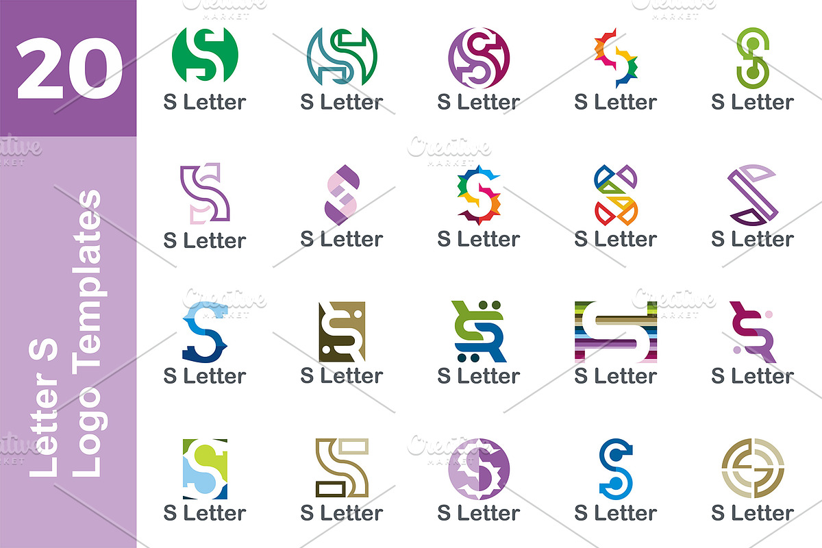 20 Logo Letter S Templates Bundle, a Branding & Logo Template by Friendesigns (Photo 1 of 21)