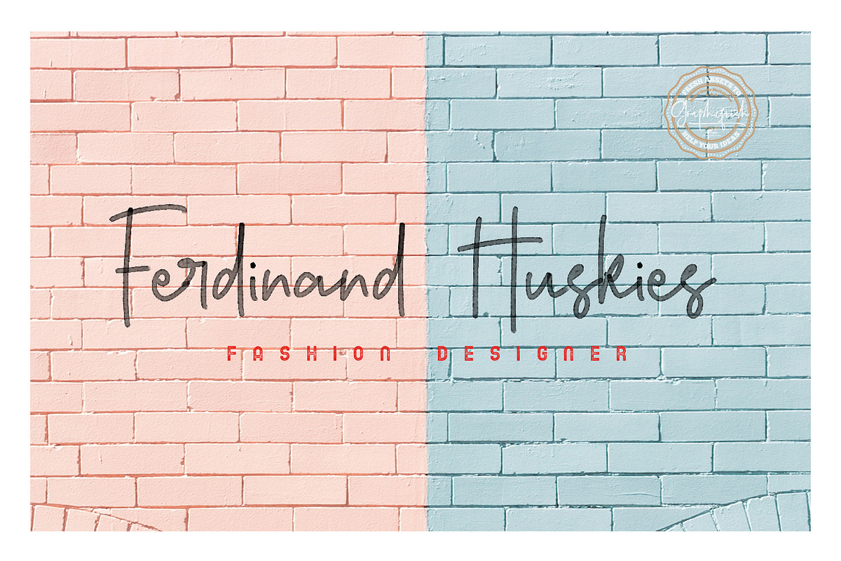 Bersihkan - Watercolor Signature SVG preview 4
