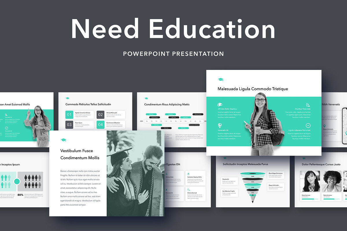 Need Education PowerPoint Template, a Presentation Template by Jumsoft (Photo 1 of 21)