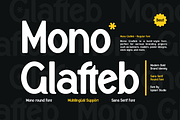 Mono Glafteb - Modern Brand Font, a Sans Serif Font by Iqsiart Studio (Thumbnail 1 of 14)