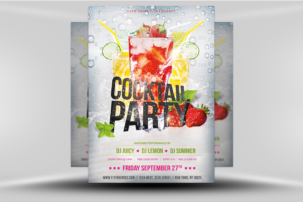 Food Drinks 03, a Flyer Template by FlyerHeroes (Photo 1 of 4)