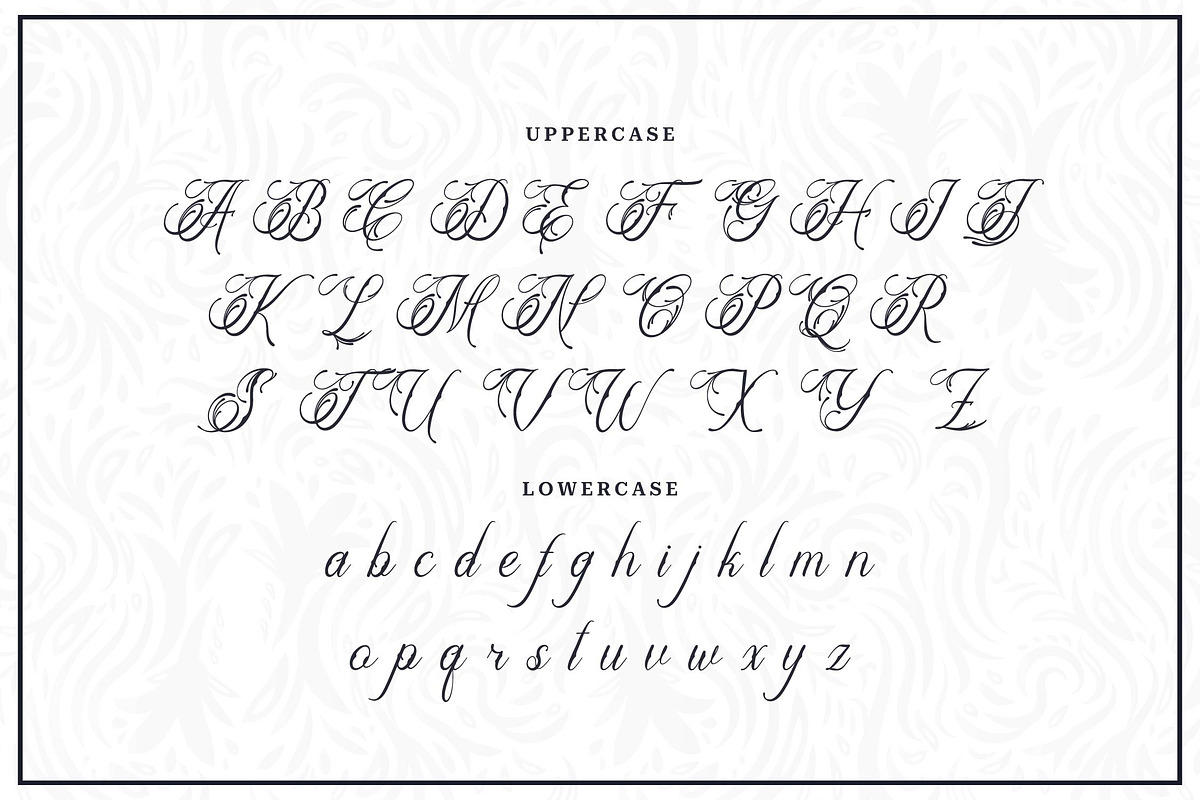 Alfiany Dek | Tattoo Style, a Script Font by Denustudios (Photo 9 of 12)