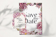 Watercolor Dahlia Floral Elements, a Decorative Illustration by Damian Roh (Thumbnail 4 of 12)