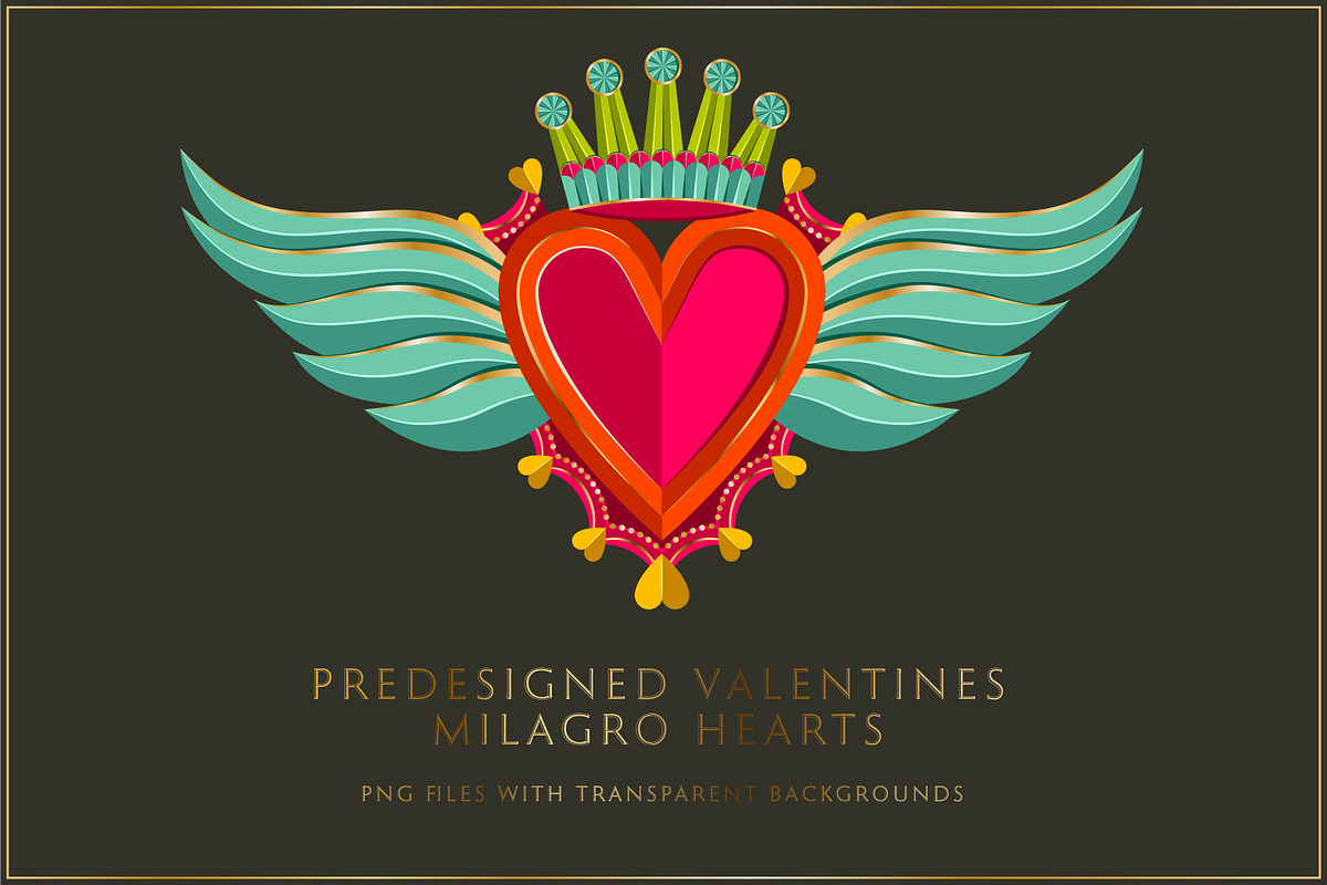 Valentines Milagro Hearts PNG Files, a Texture Illustration by Lee Iley (Photo 1 of 6)