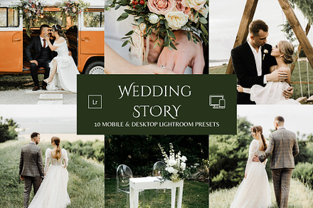 10 Airy Wedding Lightroom Presets