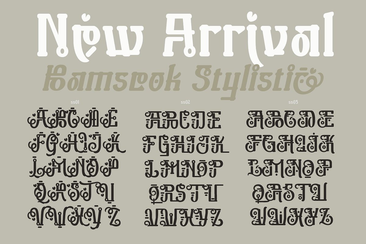 Bamseok - Korean Font, a Serif Font by TypeClassHeroes (Photo 9 of 11)