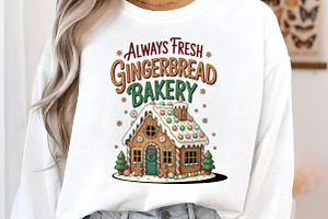 Gingerbread Christmas PNG, Christmas, an Illustration by Designking