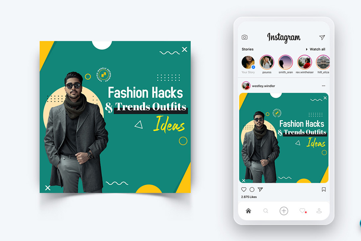 Fashion Sale Social Media Post, a Social Media Template by 3djagan