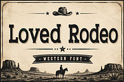 Loved Rodeo, a Slab Serif Font by Wow Magic (Thumbnail 1 of 6)