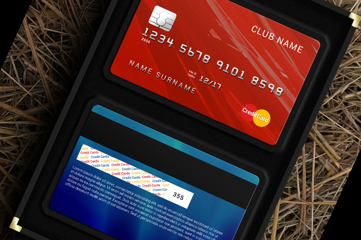 Credit Card Mock-Up, a Product Mockup by shaman (Photo 2 of 2)