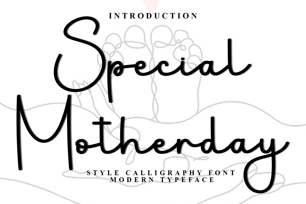 Special Motherday, a Handwritten Font by InermediaSTUDIO (Photo 1 of 8)