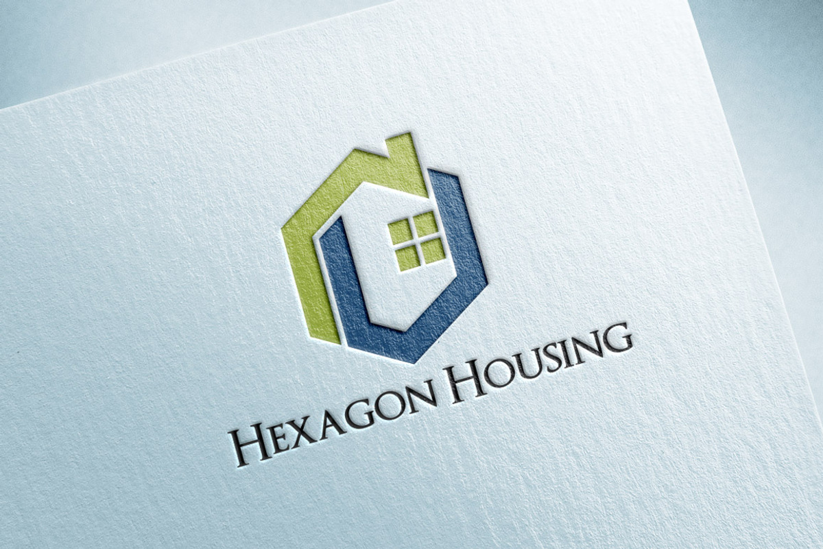 Abstract Hexagon House Residential, a Branding & Logo Template by ...