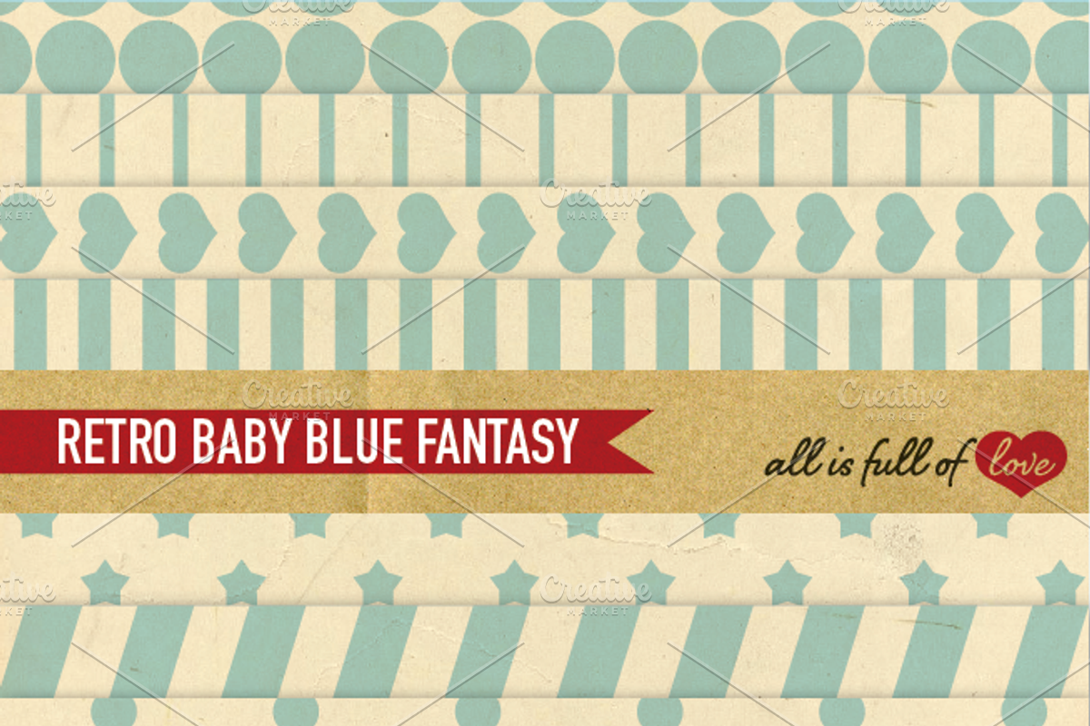 -60% Pale Blue Scrapbooking Papers