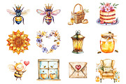 Bee My Valentines Clipart, an Illustration by Design Market (Thumbnail 3 of 4)