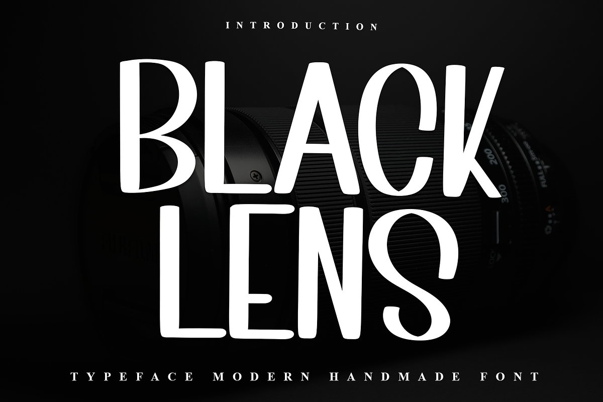 Black Lens, a Sans Serif Font by InermediaSTUDIO (Photo 1 of 7)