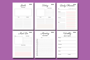 Calendar Planner Canva Template