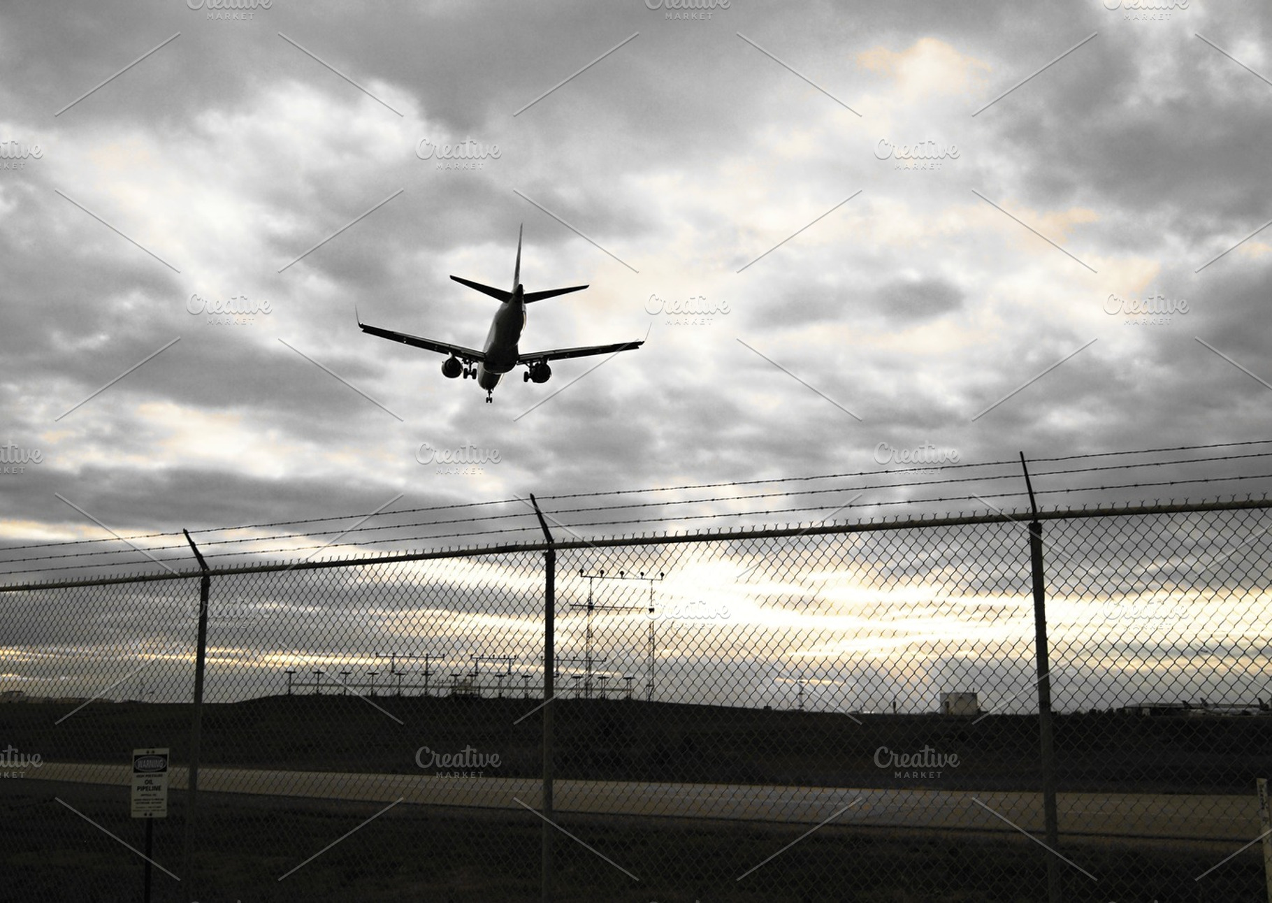 Landing Of The Airplane