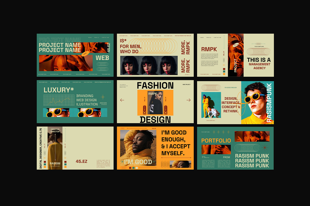 RASISMPUNK - Brand Google Slides, a Presentation Template by Dirtytemp Studio (Photo 9 of 11)