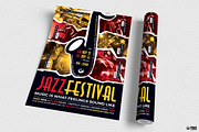Jazz Festival Flyer Template V8, a Flyer Template by ThatsDesignArt (Thumbnail 3 of 7)