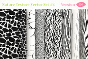 Nature Texture Vector Set #2, a Pattern Graphic by Perfect Design (Thumbnail 2 of 2)