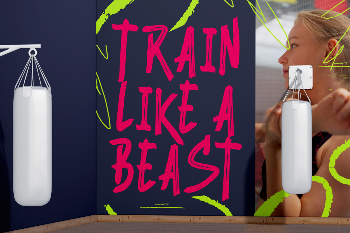 Flowbrush Brush Font, a Font by PutraCetol Studio (Photo 2 of 5)