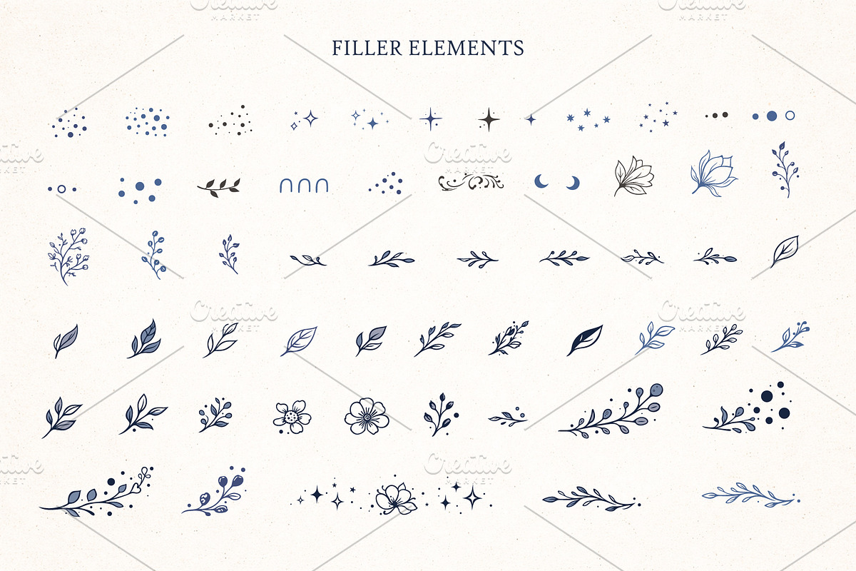 Botanical Branding Kit Wedding, an Object Graphic by Christine Krahl (Photo 7 of 11)