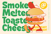Delvian Groovy Display Fonts, a Sans Serif Font by Jaruka (Thumbnail 6 of 10)