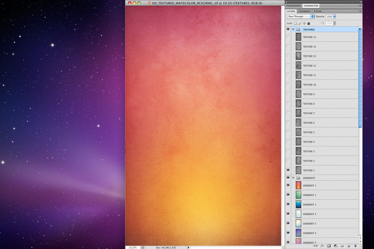 30 Watercolor Backgrounds - PSD File preview 5