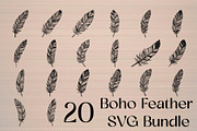 Feather SVG Bundle, an Object Graphic by Designer_Momina (Thumbnail 18 of 18)