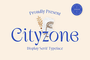 Cityzone, a Serif Font by Wildan Type (Thumbnail 1 of 9)