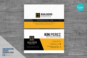 Construction Canva Business Card 03